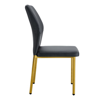 Luxury Simple Chair With Metal Leg