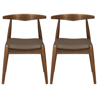 Dining Chairs With Ergonomic Backrest (Set of 2)