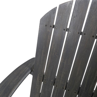 Outdoor Adirondack Rocking Loveseat With Hand Crafted Details