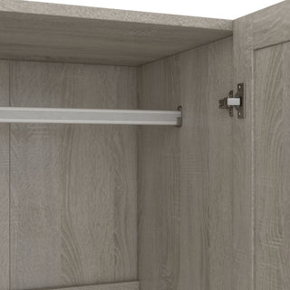 3 Door Shutter Wardrobe With Shelves