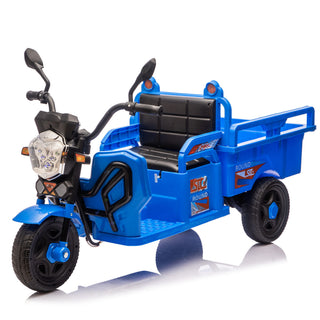 12V Kids Electric 3 Wheel Cargo Truck With LED Lights & Music