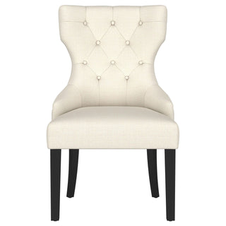 Extension Dining Table Set With Expandable Table With Upholstered Wingback Chairs