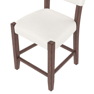 Mid Century Modern Bar Stools, Upholstered Counter Chairs