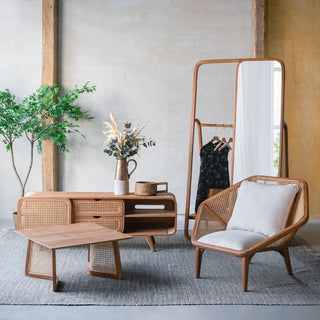Tectona - Teak Leisure Chair - Natural Wood / Brown