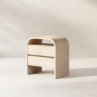 Dune - Side Table - White Washed