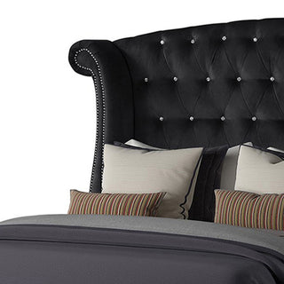 Sophia - Crystal Tufted Upholstered Bed