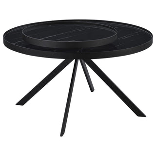 Shayne - Round Top Coffee Table With 2 Tier Design