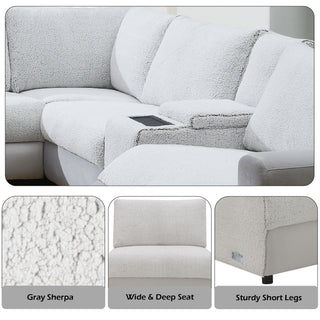 Tarrance - Modular Power Recliner Sectional - Gray