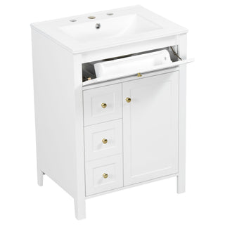 Modern Black Bathroom Vanity With Sink