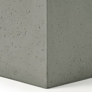 Modern Tank Holder Side Table With Smooth Concrete Surface