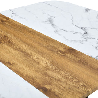 2 Tone Dining Table For Modern Minimalist And Industrial Styles