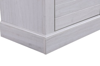 Terra - TV Stand Console With Fireplace - White Walnut