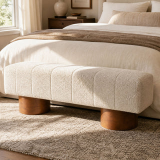 Modern Upholstered Dining Bench