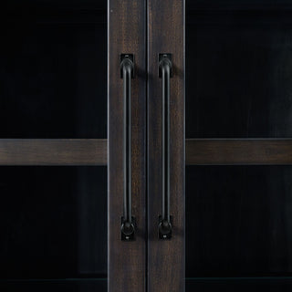 Montrose - Server And Hutch With LED Light - Espresso And Brown