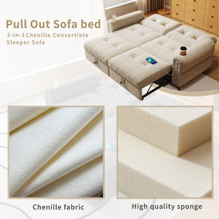 Cloud Like Convertible Sofa Bed With For Living Room