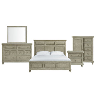 Whit-Ash - Panel Bedroom Set With Door Chest
