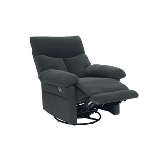 Swivel Rocker Recliner Chair With Manual Recline For Living Room
