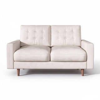 Loveseat Sofa, Tufted Back Upholstered 2 Seat Couch