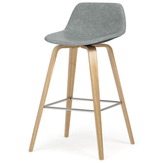Randolph Bentwood - Upholstered Counter / Bar Height Stool (Set of 2)