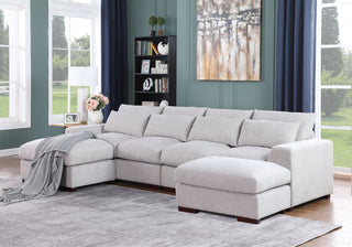 Tatman - Sectional With 2 Ottomans