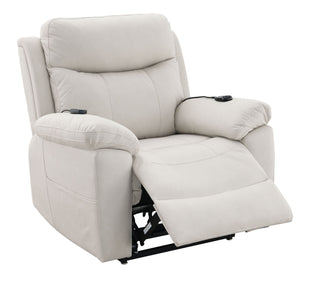 Chriki - Polished Power Motion Recliner With Lift Heating Massage Chair