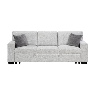 Prato - Sofa With Pull Out Sleeper And USB - Gray
