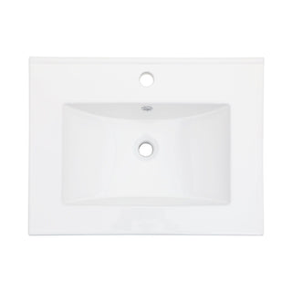 Premium Rectangular Vanity Top With Single Faucet Hole And Overflow