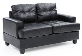 Stylish Transitional Loveseat For Two