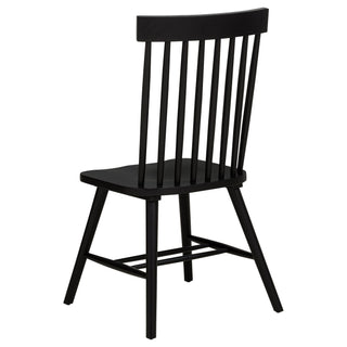 Finley - 5 Piece Dining Set With Round Table And Spindle Back Chairs
