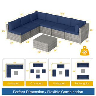 Modern Patio Set With Coffee Table