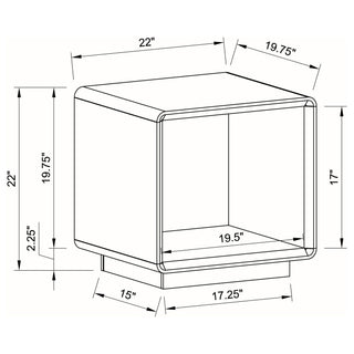 Fletcher - Table With Open Shelf