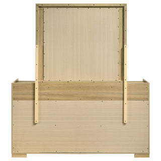 Lincoln - 6 Drawer Dresser With Mirror - Natural
