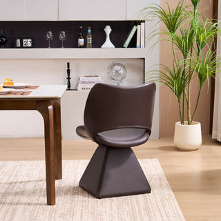 Modern Swivel Dining Chair With High Back