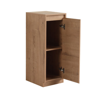 Soft Close Door Freestanding Bathroom Vanity With Sink, 1 Small Storage Cabinet