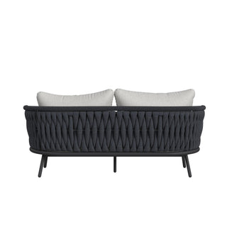 Bali - Loveseat With Olefin - Dark Gray