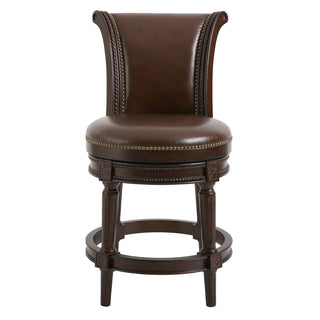 Swivel Barstool With High-Back