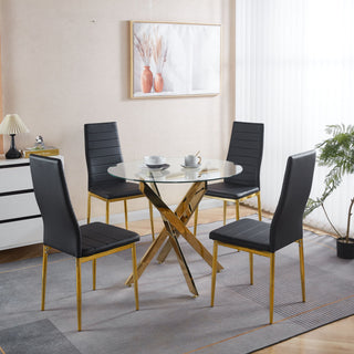 Elegant Legs Dining Chair (Set of 4)