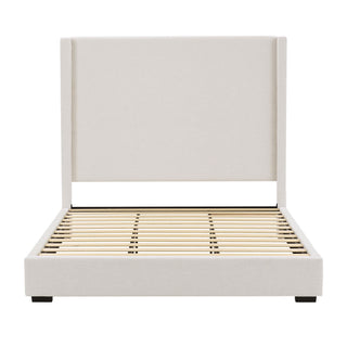 Hampton - Upholstered Platform Bed With Tall Headboard