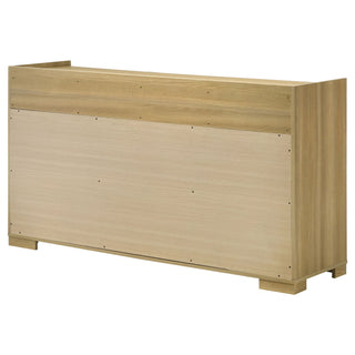 Lincoln - 6 Drawer Dresser - Natural / White
