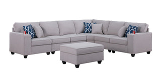 Cooper - Comfort Sectional Sofa With Ottomans And Cupholder
