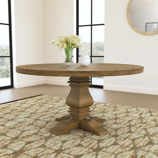 Rhea - Round Dining Table - Rustic