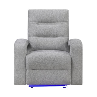 Isolde - Power Recliner, LED Lighting - Gray