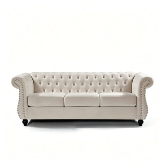 Chesterfield 3 Seater Sofa With Rolled Arms