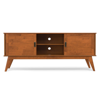 Draper - Handcrafted Mid Century Low TV Media Stand