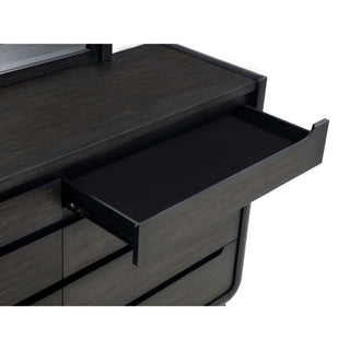 Bangor - 8 Drawer Bedroom Dresser Cabinet - Black