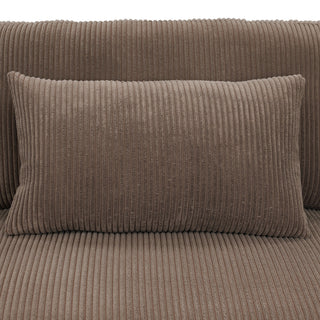 Upholstered Modular Sectional & Custom Configuration And Toss Pillows
