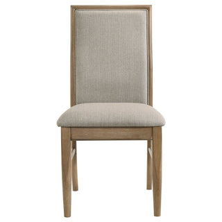 Dreydon - 5 Piece Round Dining Table Set With Chairs - Light Brown