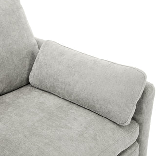Cozy Upholstered Cushion Armchair For Living Room