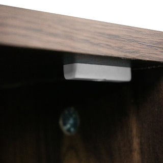 78" TV Stand With Storage Cabinets For Living Room - Walnut