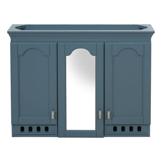 Wall Mount Mirror Cabinet With Adjustable Shelves, Soft Closing Hinges
